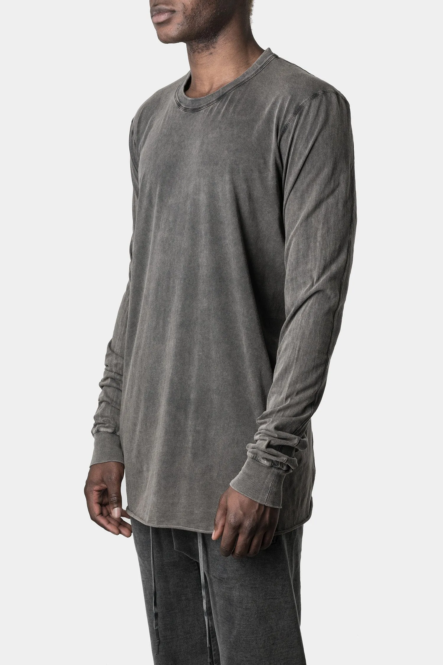 LS1B - Long sleeve tee, Acid grey