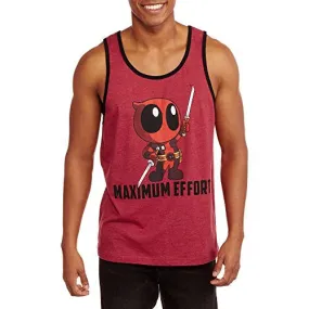 MARVEL DEADPOOL MENS MAXIMUM EFFORT TANK TOP (X-LARGE 46/48)