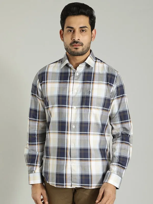 Men Checked Full Sleeve Cotton Shirt