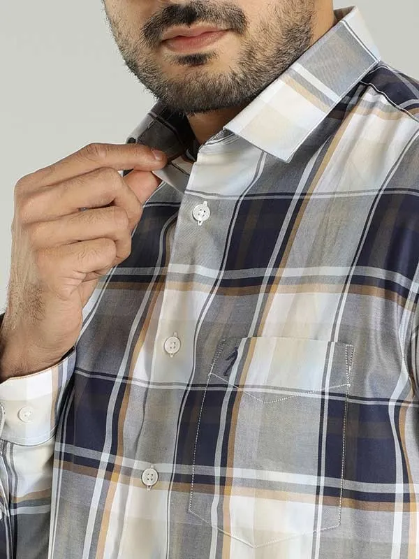 Men Checked Full Sleeve Cotton Shirt