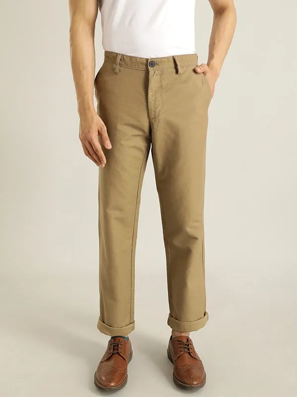 Men Kansas Fit Cotton Trouser