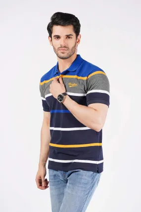 Men's Short Sleeves Yarn Dyed Polo