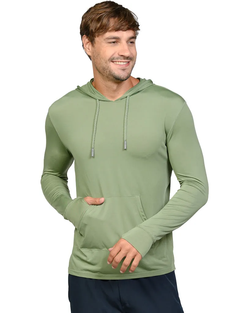 Men's solid color hoodies