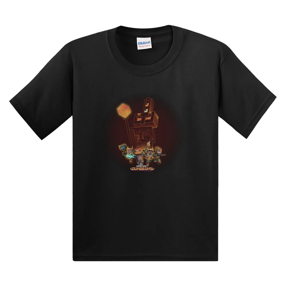 Minecraft Dungeons Key Art Kids T-Shirt