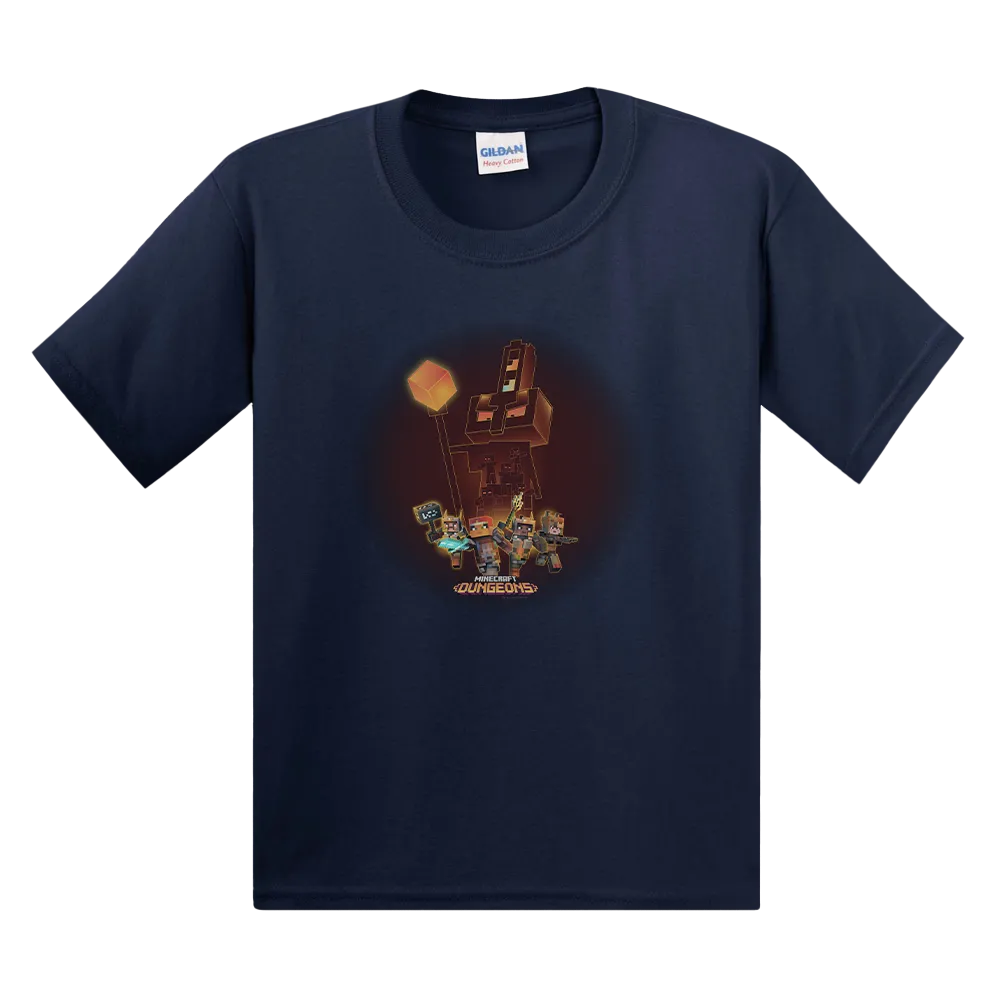 Minecraft Dungeons Key Art Kids T-Shirt