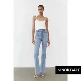 (Minor Fault) Light Blue Flare Jeans