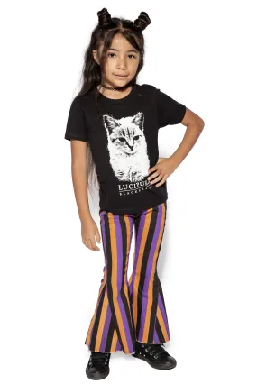 Orange & Purple Stripe - Kids Jeans