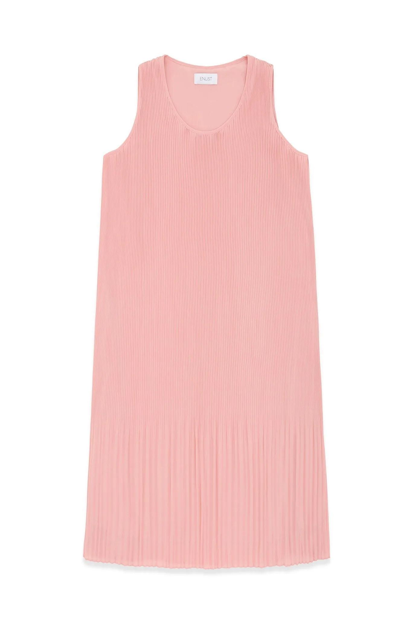 Pleated Crepe Georgette Dress