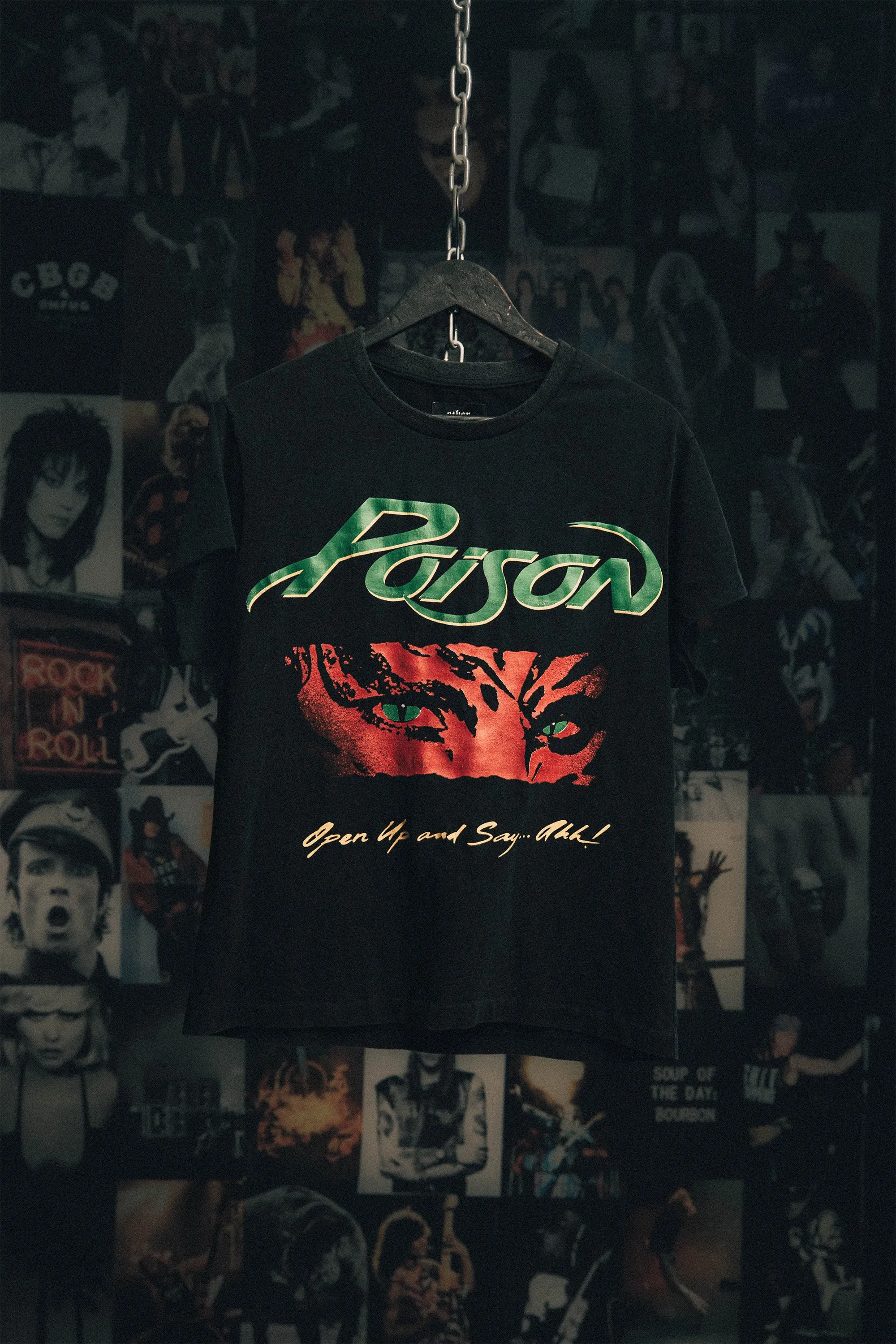 POISON OPEN UP & SAY AHH VINTAGE T-SHIRT