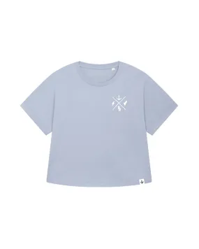 R x R Women Loose T-Shirt - Serene Blue