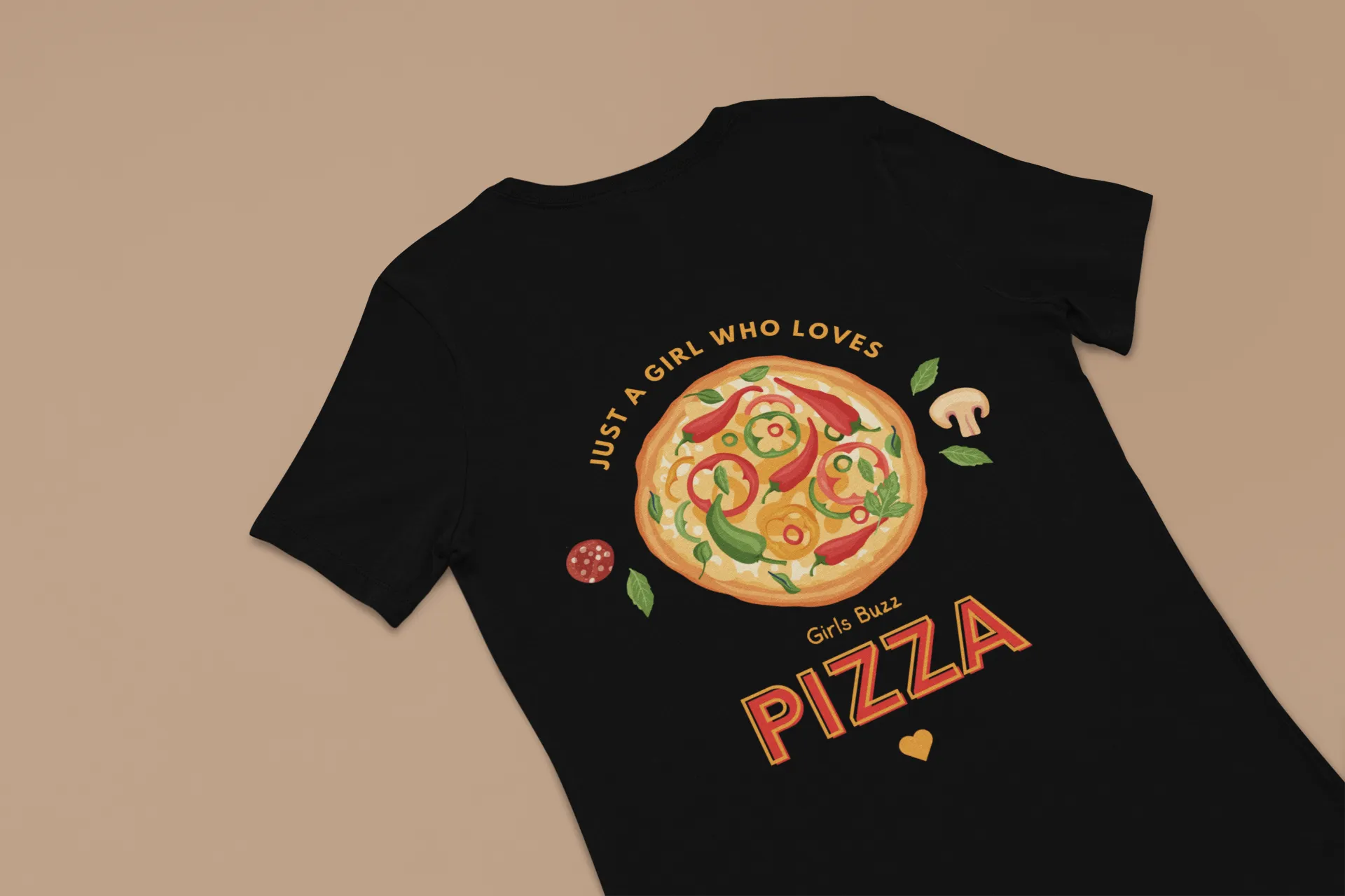 Regular Fit Foodie Women Cotton Tshirt - Pizza Lover