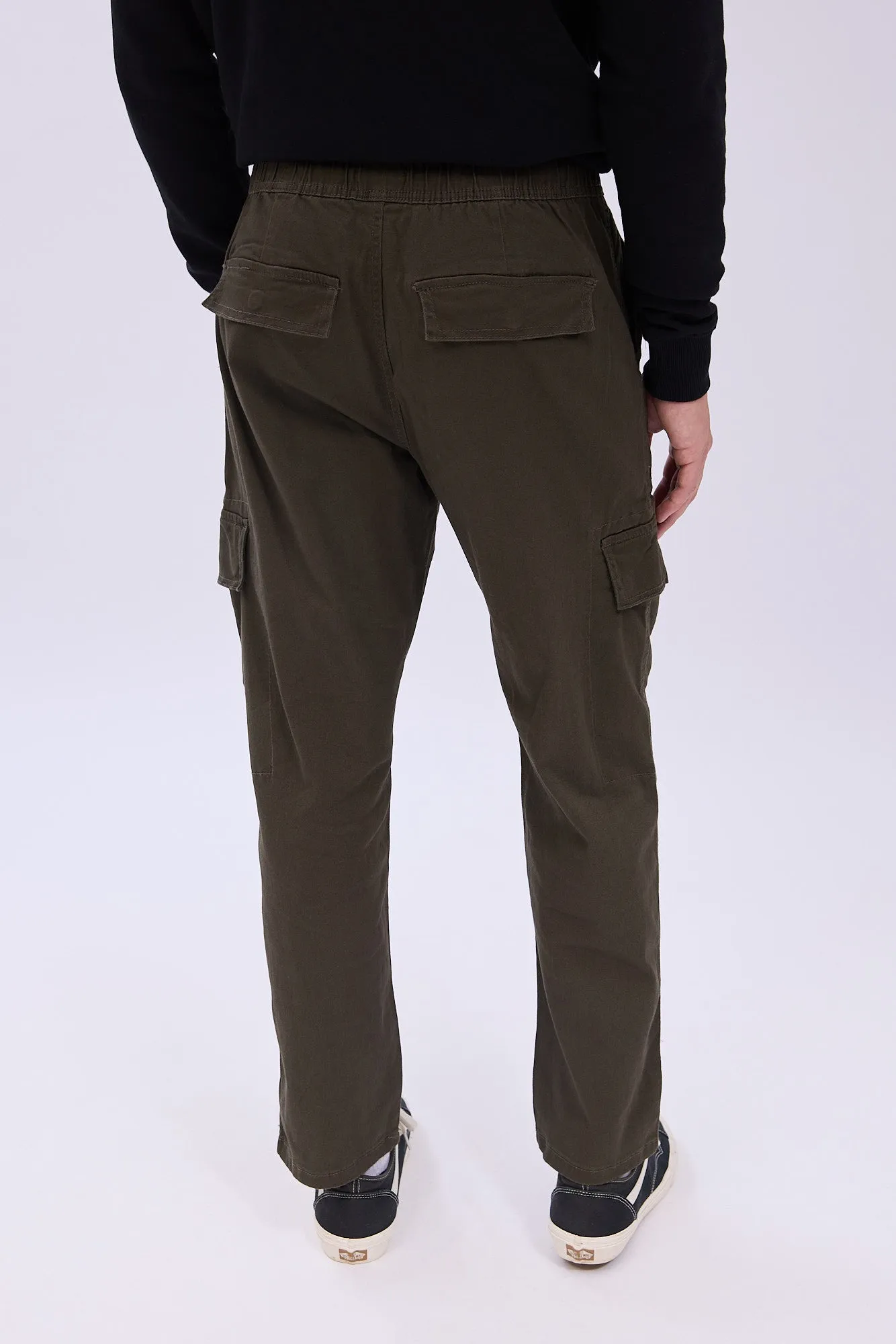 Relaxed Workwear Twill Pants