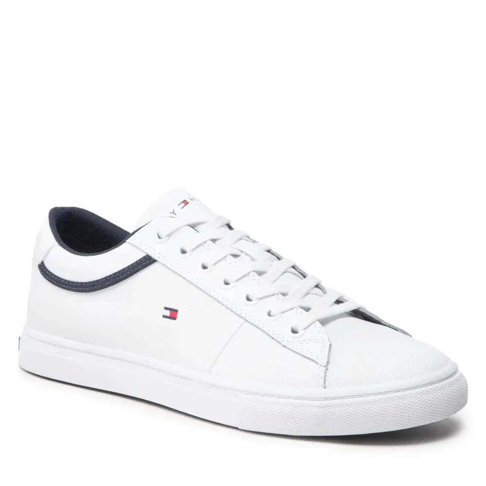 Tommy Hilfiger Iconic Leather Vulc Punched Men FM0FM04166-WHT