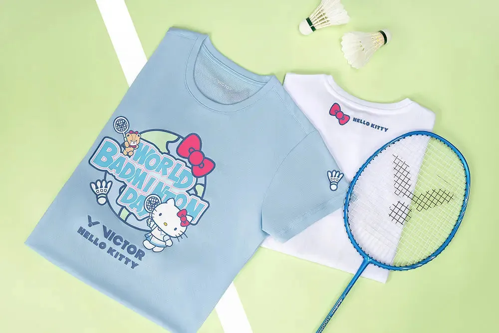 Victor x Hello Kitty World Badminton Day T-KT301I Shirt (Pink)