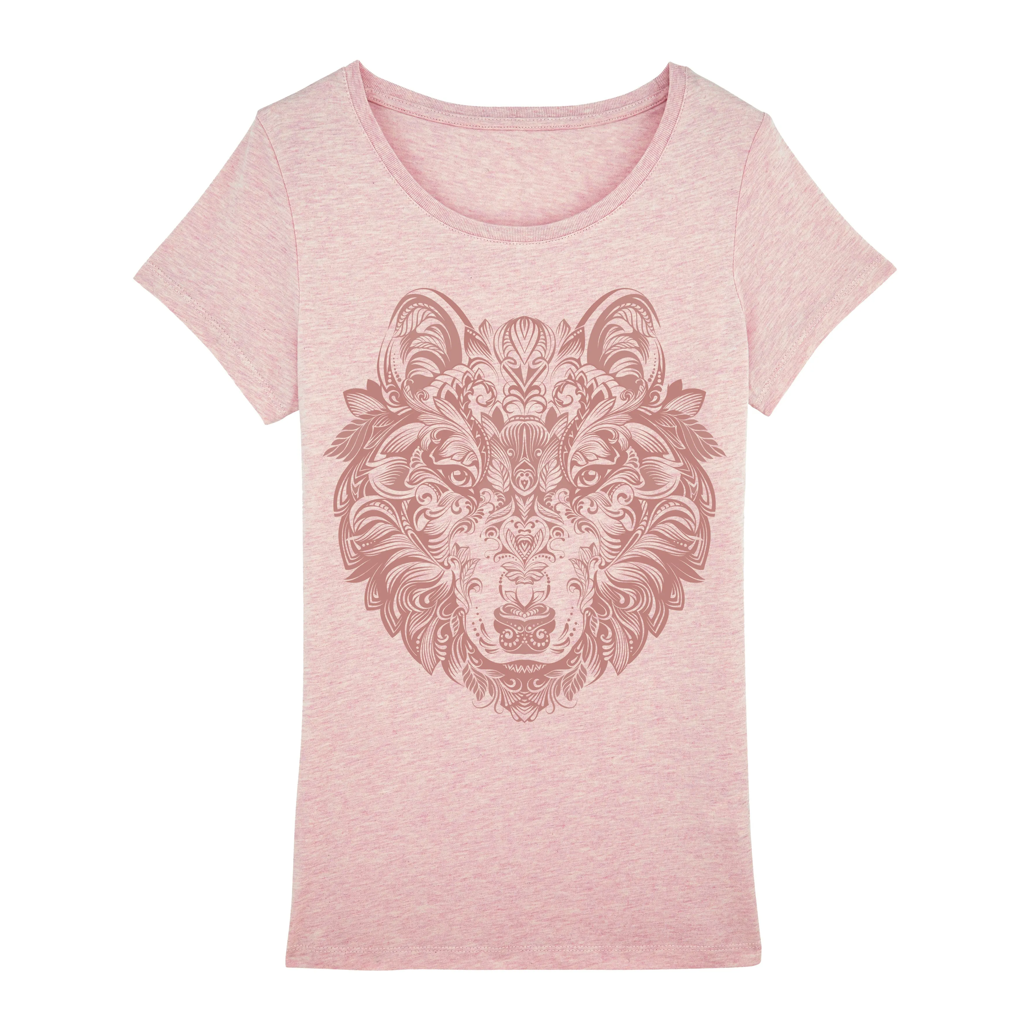 Wolf Mandala T-Shirt Women