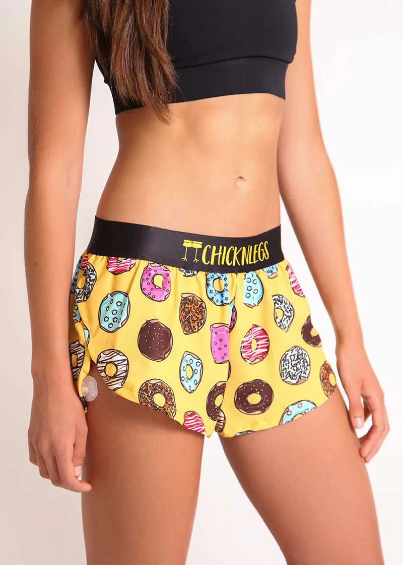 Women's Salty Donuts 1.5" Split Shorts