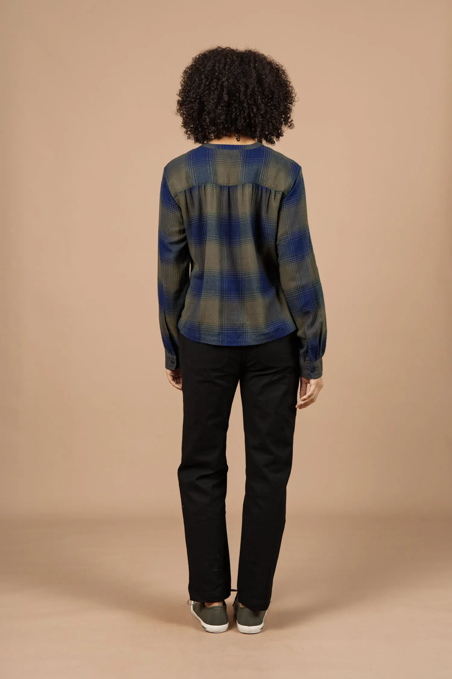 Yarra Pullover / Pacific Ombre Plaid