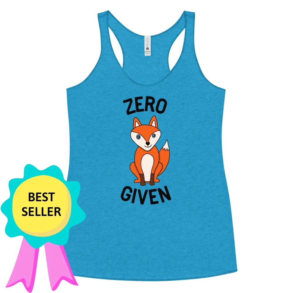 Zero Fox Racerback Tank (Adult XS-XL)